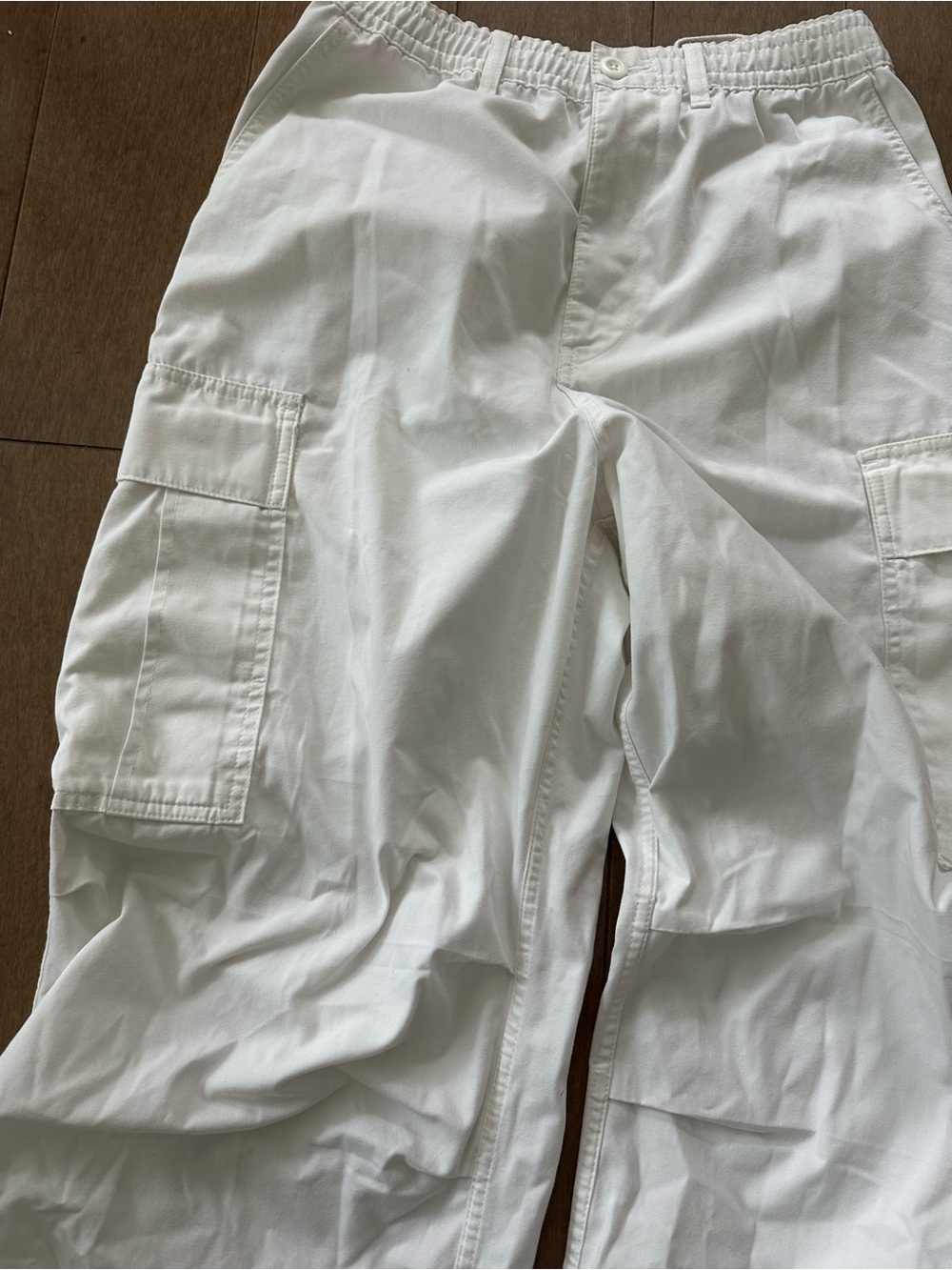 GU White Cargo Jogger Pants - Picture 2 of 7